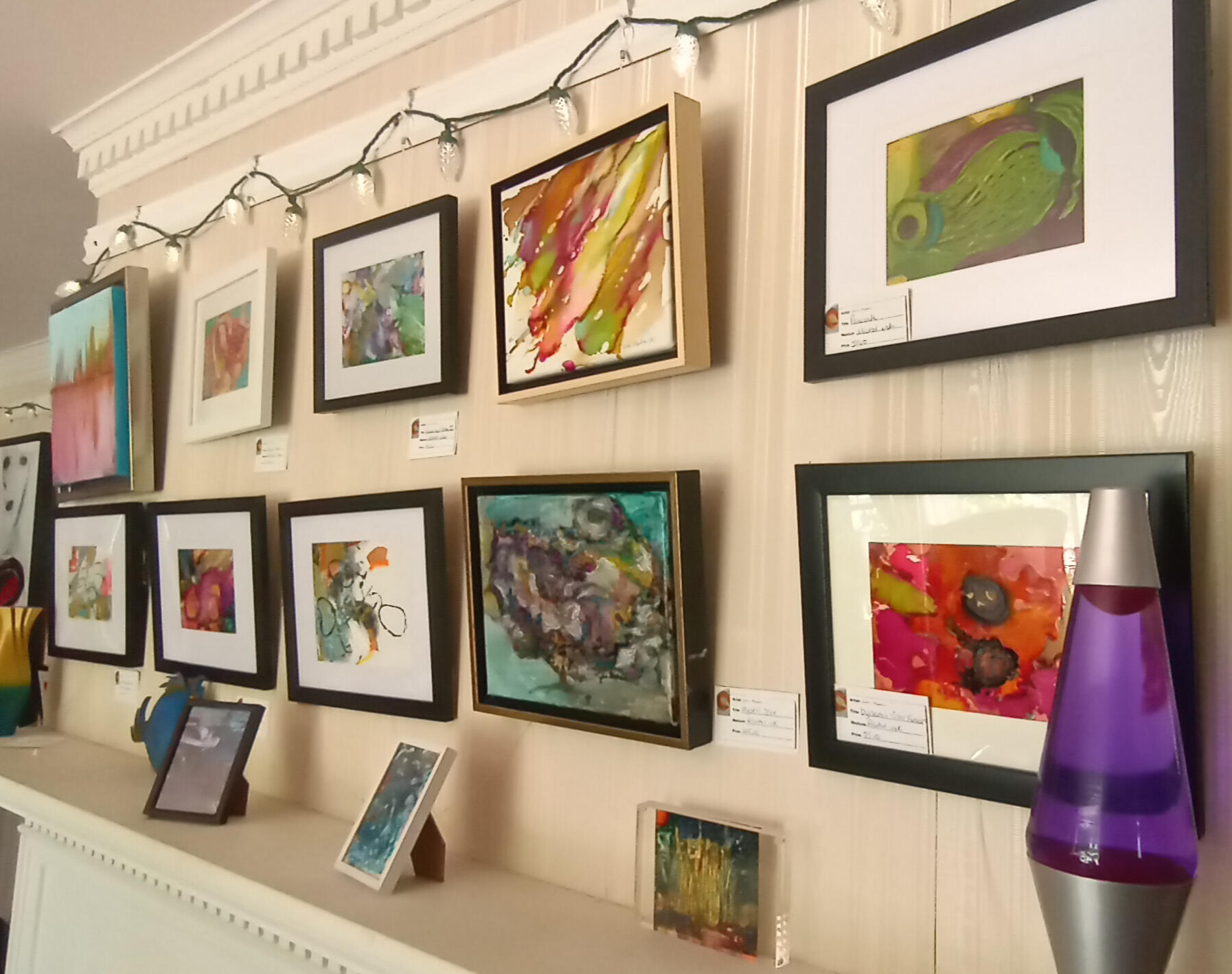 Examples of small Alcohol Inks